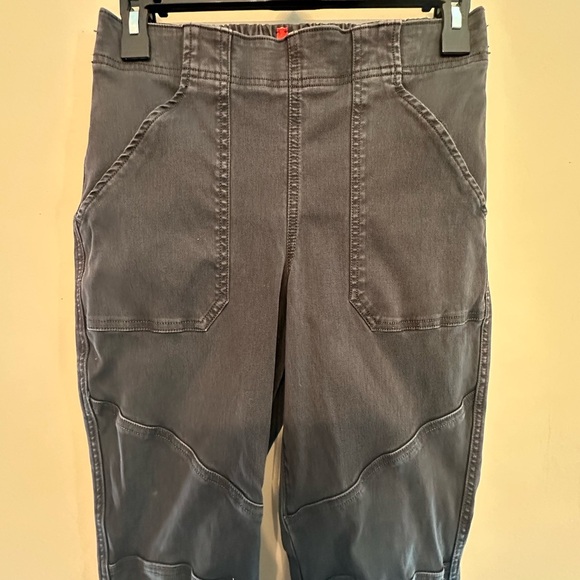 SPANX Charcoal Elastic Waist Pants Small - Picture 2 of 5